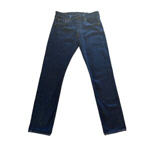 Levis 501 Jeans Mens 30x32 Blue Original Straight Button Fly Rose Stitch